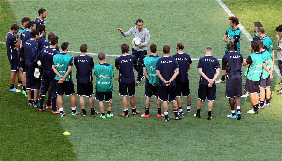 Prandelli Italija Španija trening finale Kijev Euro 2012