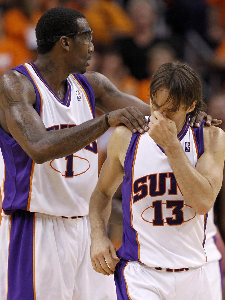 NBA finale Zahod tretja Phoenix Suns Los Angeles Lakers Nash zlom nos | Avtor: Žurnal24 main