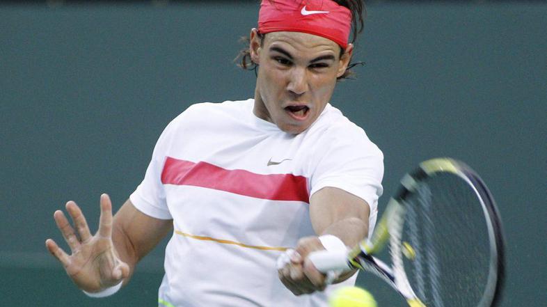 Rafael Nadal na prvem turnirju po poškodbi spet premaguje nasprotnike. (Foto: Re