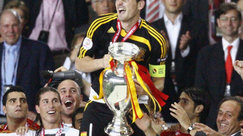 Iker Casillas Spanija prvaki pokal evropsko prvenstvo EP
