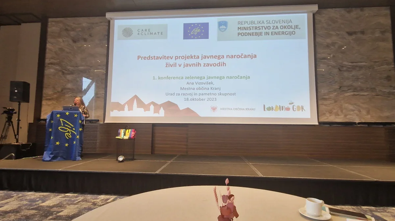 1. konferenca zelenega javnega naročanja z naslovom 'Zeleno je priložnost in odgovornost!'