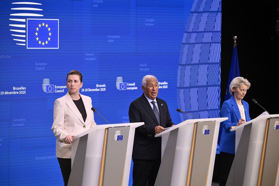 Mette Frederiksen Antonio Costa Ursula von der Leyen | Avtor: Profimedia