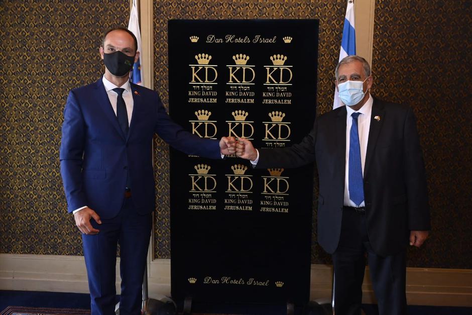 Mickey Levy in Anže Logar | Avtor: Ministrstvo za zunanje zadeve RS