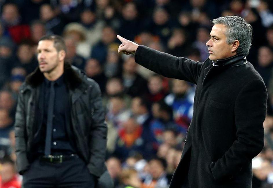 real atletico madrid mourinho simeone