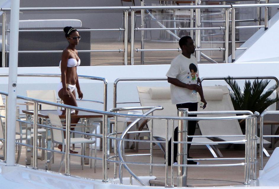 P. Diddy in Kim Porter