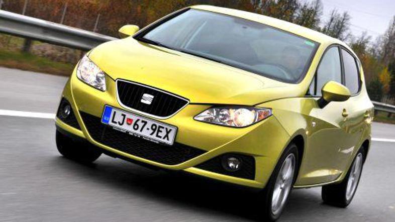 Seat ibiza z opremo stylance in 1,4-litrskim motorjem je logična izbira za mlade