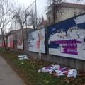 Uničen plakat kampanje ZA