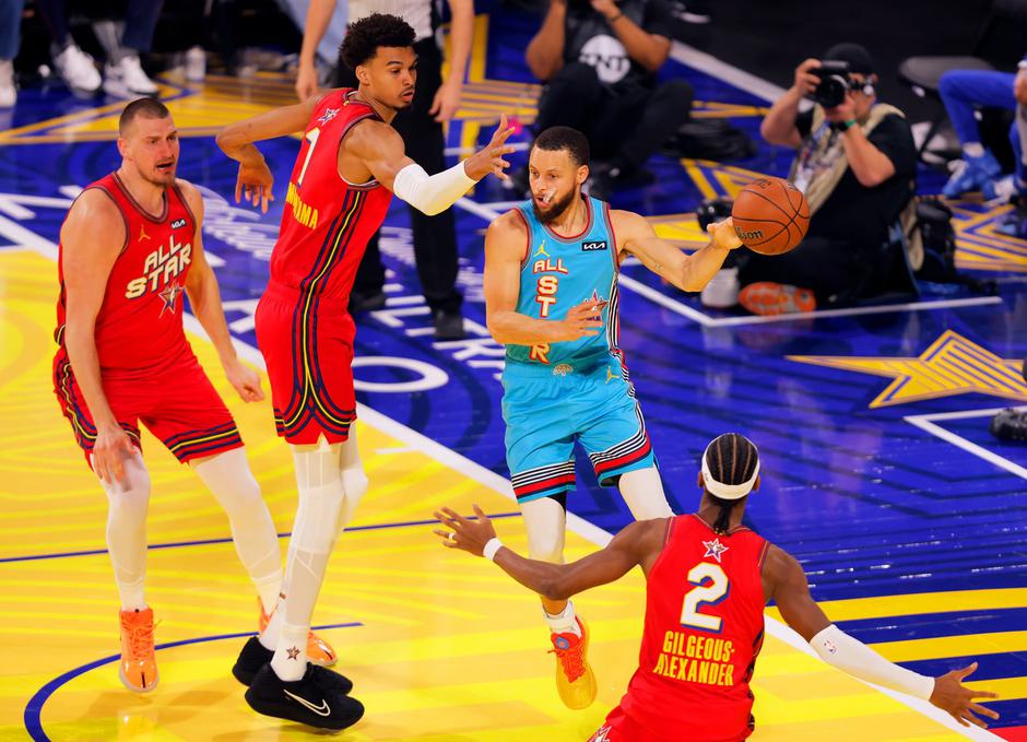 Nikola Jokić, Victor Wembanyama, Stephen Curry in Shai Gilgeous-Alexander | Avtor: Profimedia