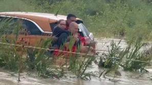 Reševanje poplave gasilci Piran