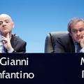 Gianni Infantino in Michel Platini