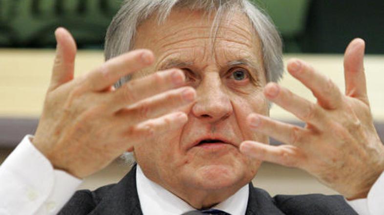 Predsednik ECB Jean-Claude Trichet je zmerno optimističen. (Foto: John Tys)