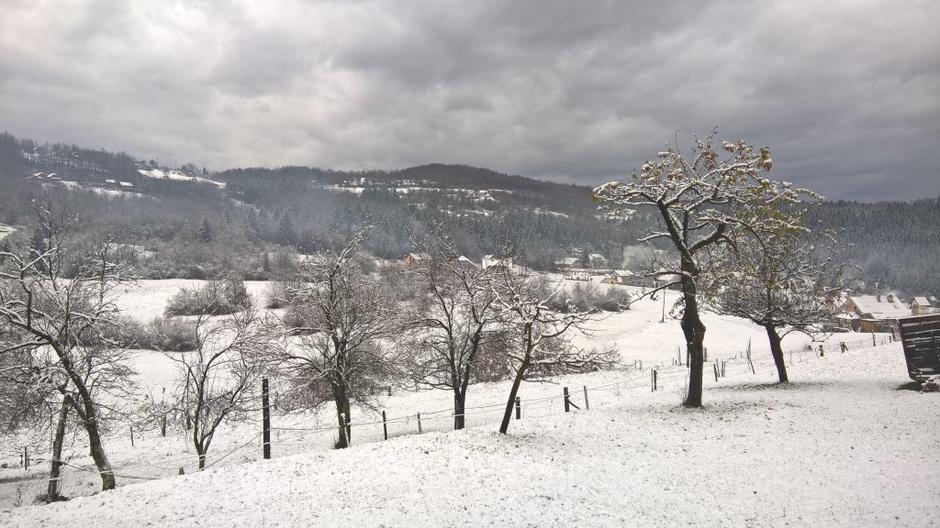Sneg, okolica Ambrusa | Avtor: B. P.