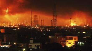 Eksplozija v rafineriji v Venezueli.