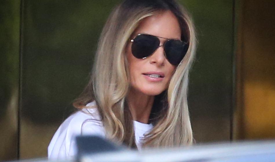 Opa! Našli smo posnetek, na katerem se Melania Trump stiska z nekom prikupnim