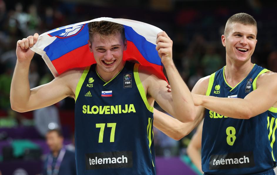 Luka Dončić Edo Murić Slovenija Španija EuroBasket 2017 polfinale