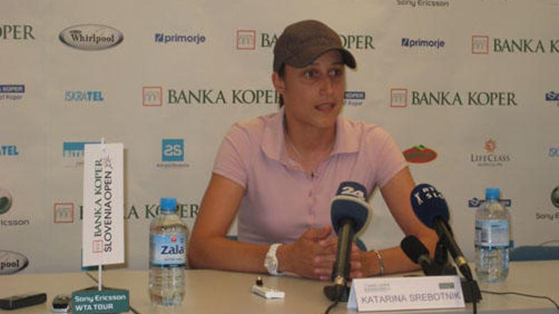 Katarina Srebotnik je imela sprva težave z ahilovo tetivo, nato pa si je poškodo