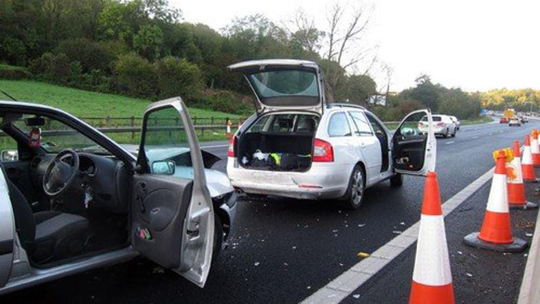 Prometna nesreča - nalet