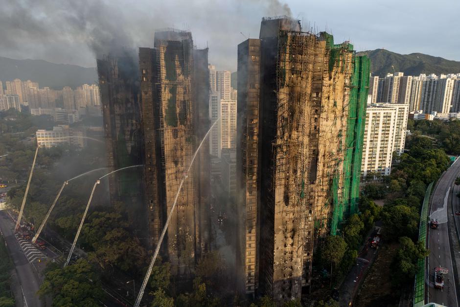 Požar Hongkong | Avtor: Profimedia