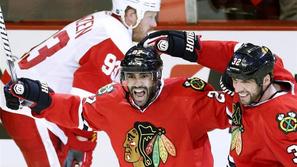 Oduya Rozsival Franzen Chicago Blackhawks Detroit Red Wings NHL končnica 