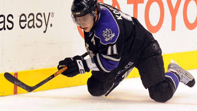 Anže Kopitar se tokrat ni veselil zmage. FOTO: AFP