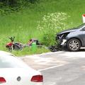 Novice: Prometna nesreča, v kateri je umrl 46-letni motorist