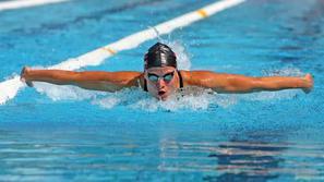 Sara Isaković še zna. Postala je državna prvakinja na 100 delfin. (Foto: Saša De