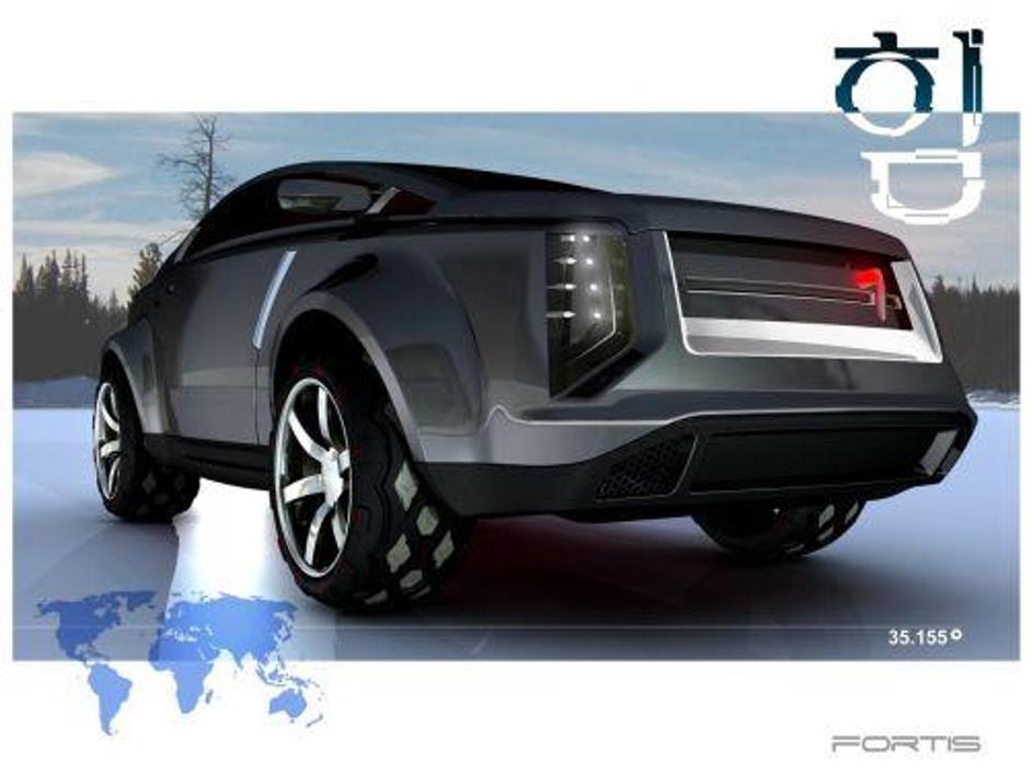 Kumho je predstavil koncept zanimivega električnega SUV-a z imenom fortis.
