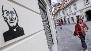 Janšev grafit na Trubarjevi cesti v Ljubljani