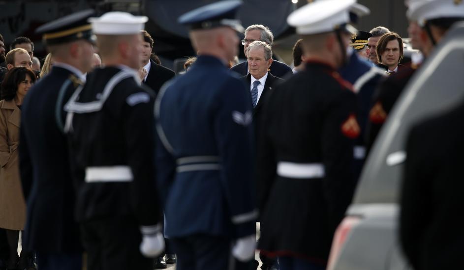 Pogreb George W. Bush