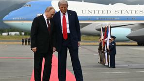 Donald Trump in Vladimir Putin