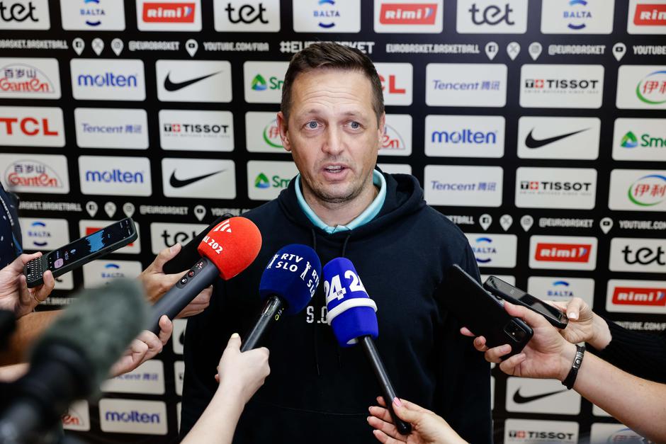 eurobasket 2025, trening slovenska košarkarska reprezentanca, aleksander sekulić | Avtor: Saša Despot