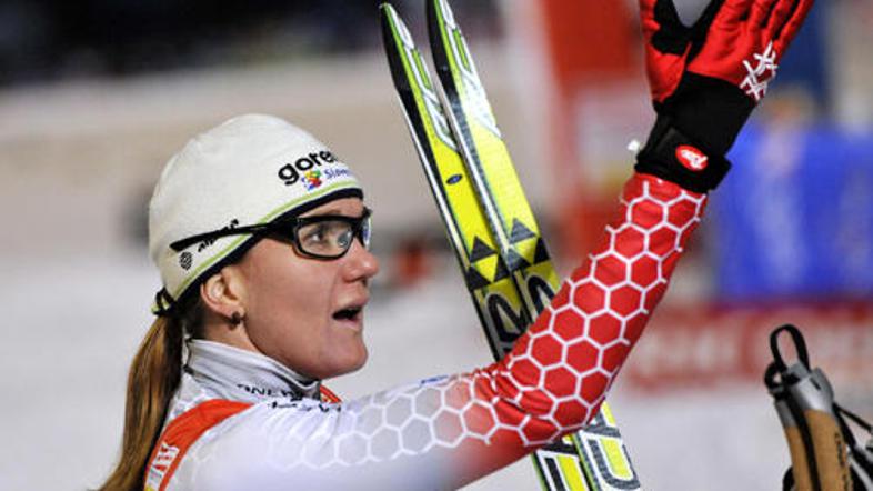 Petra Majdič po 15. mestu še ne ve, če bo nastopila na zasledovalni tekmi.