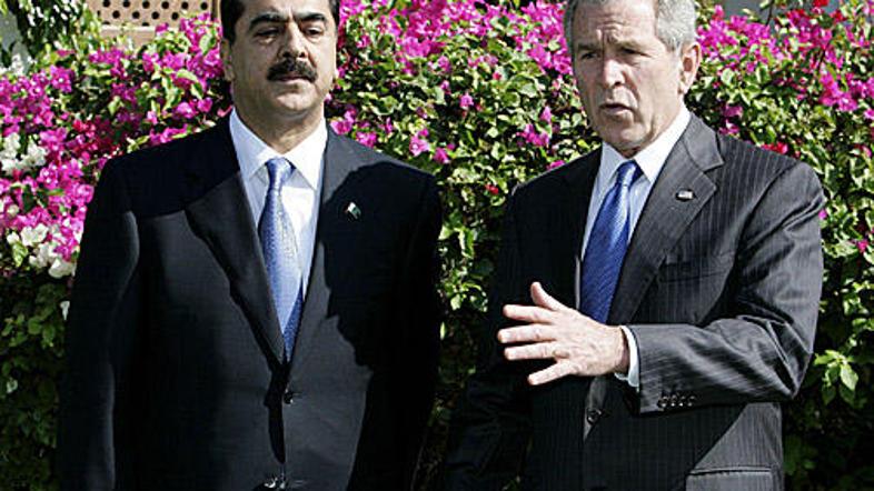 George Bush se je ob robu svetovnega gospodarskega foruma sestal tudi s pakistan