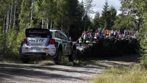Ogier Volkswagen Polo WRC reli rally Finska