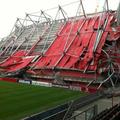 Porušena streha na nizozemskem stadionu