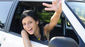 Sopotnik v avtomobilu