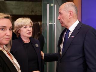 Kristina Hacin, Romana Tomc, Janez Janša