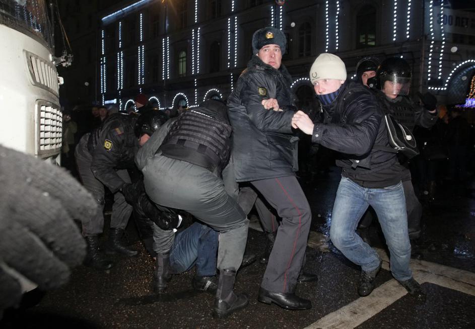 Protesti v Rusiji po volitvah