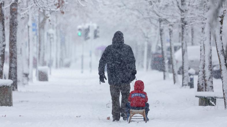 zimske razmere sneg Beograd