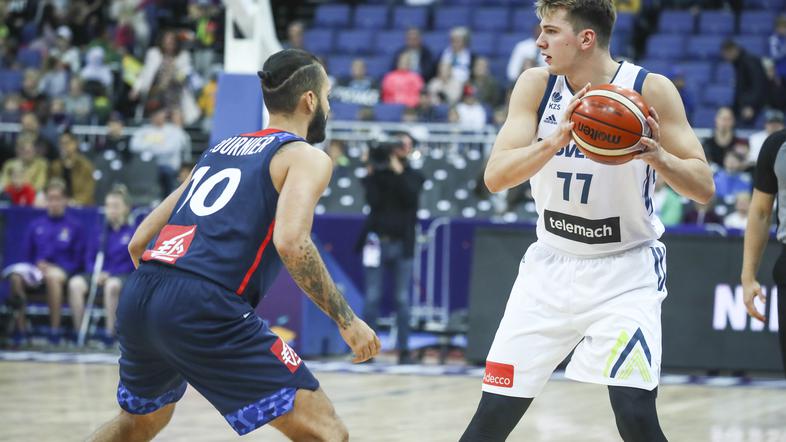 Luka Dončić Evan Fournier Slovenija Francija EuroBasket 2017