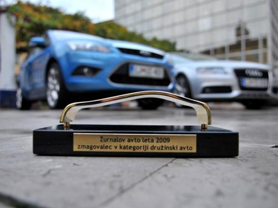 Lanska zmagovalca izbora sta bila v kategoriji družinski avto ford focus karavan