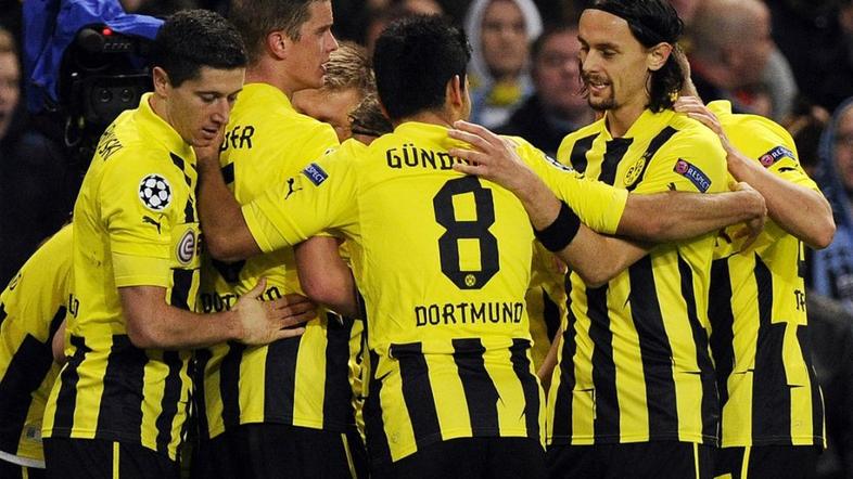 Reus Lewandowski Subotić Manchester City Borussia Dortmund Liga prvakov