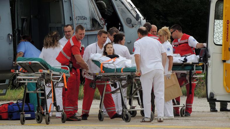 Nesreča češkega avtobusa na Hrvaškem.