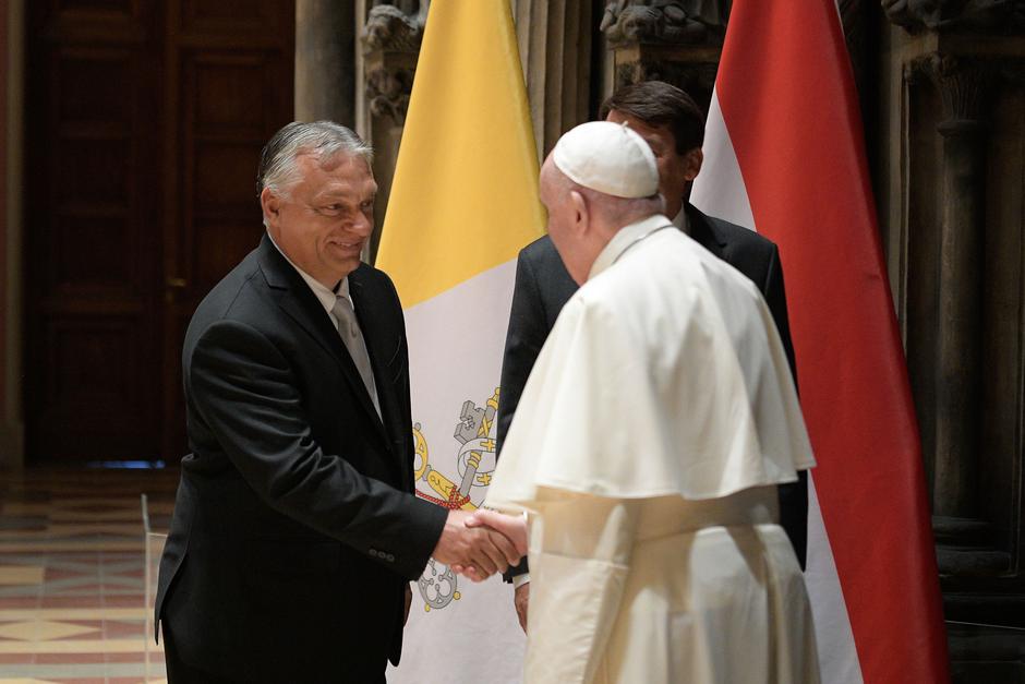 Papež in Orban | Avtor: Profimedia