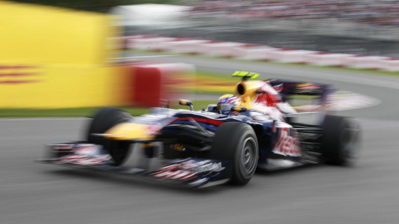 VN Kanade trening 2010 Montreal Mark Webber Red Bull