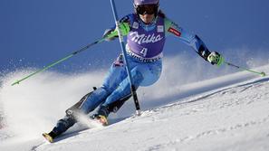 Tina Maze slalom Courchevel