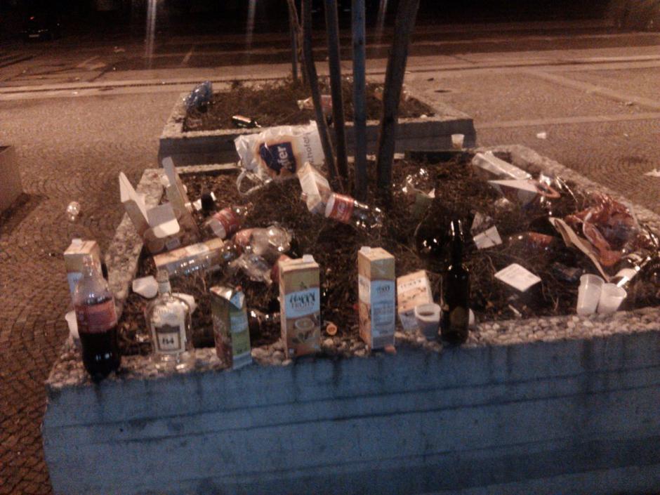 Posledice popivanja v Ljubljani | Avtor: Bralka