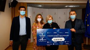 Župan Matjaž Rakovec, Anja Vogrič-ZPMS, Jana Kovač-DPMKR, Klemen Malovrh-ZTTK