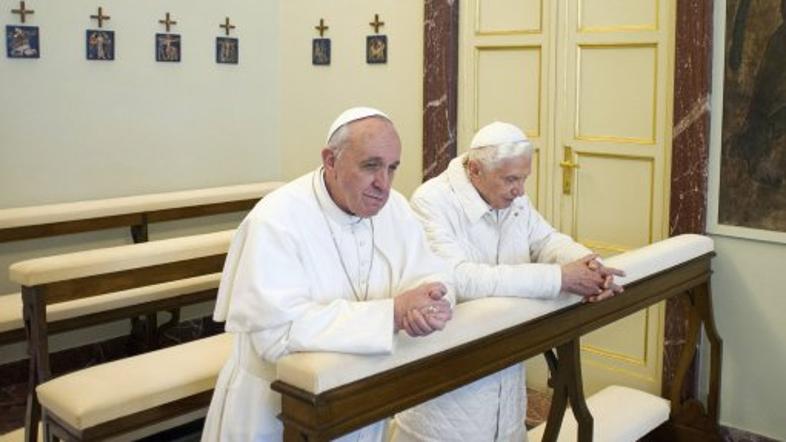 Obisk Frančiška pri Benediktu XVI.