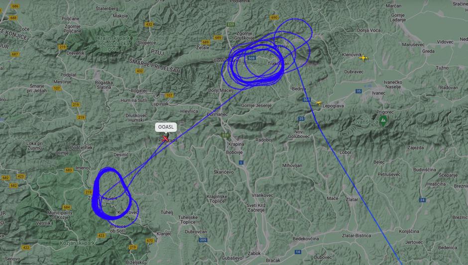 krogi letalo zrak | Avtor: Posnetek zaslona